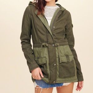 Two-toned utility parka